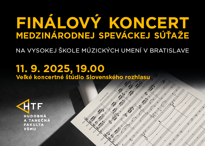 Finálový koncert medzinárodnej speváckej súťaže na VŠMU v Bratislave