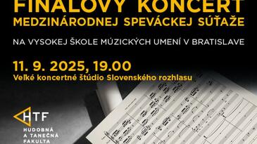 Finálový koncert medzinárodnej speváckej súťaže na VŠMU v Bratislave